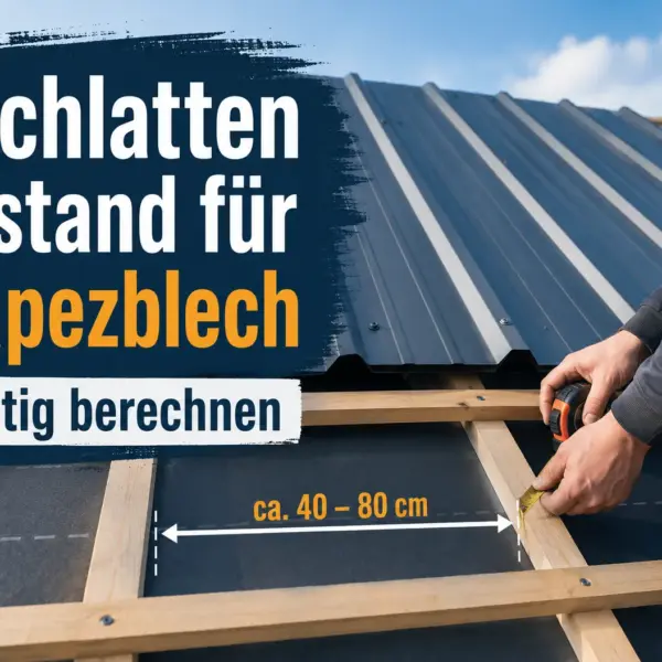 Dachlatten Abstand